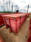 Approx. 20' X 8' X 6' Roll-Off Bin w/ Lid