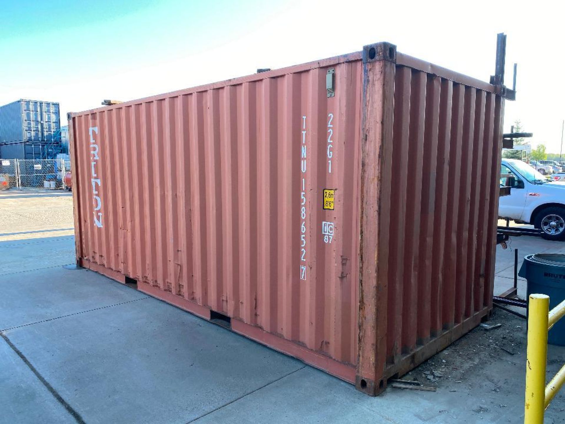 20' Sea Container w/ Shelving (Contents not included) - Image 4 of 4