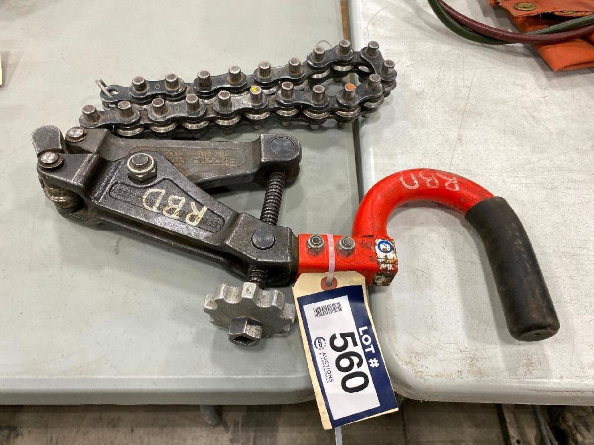 Ridgid No. 2 Soil Pipe Chain Cutter