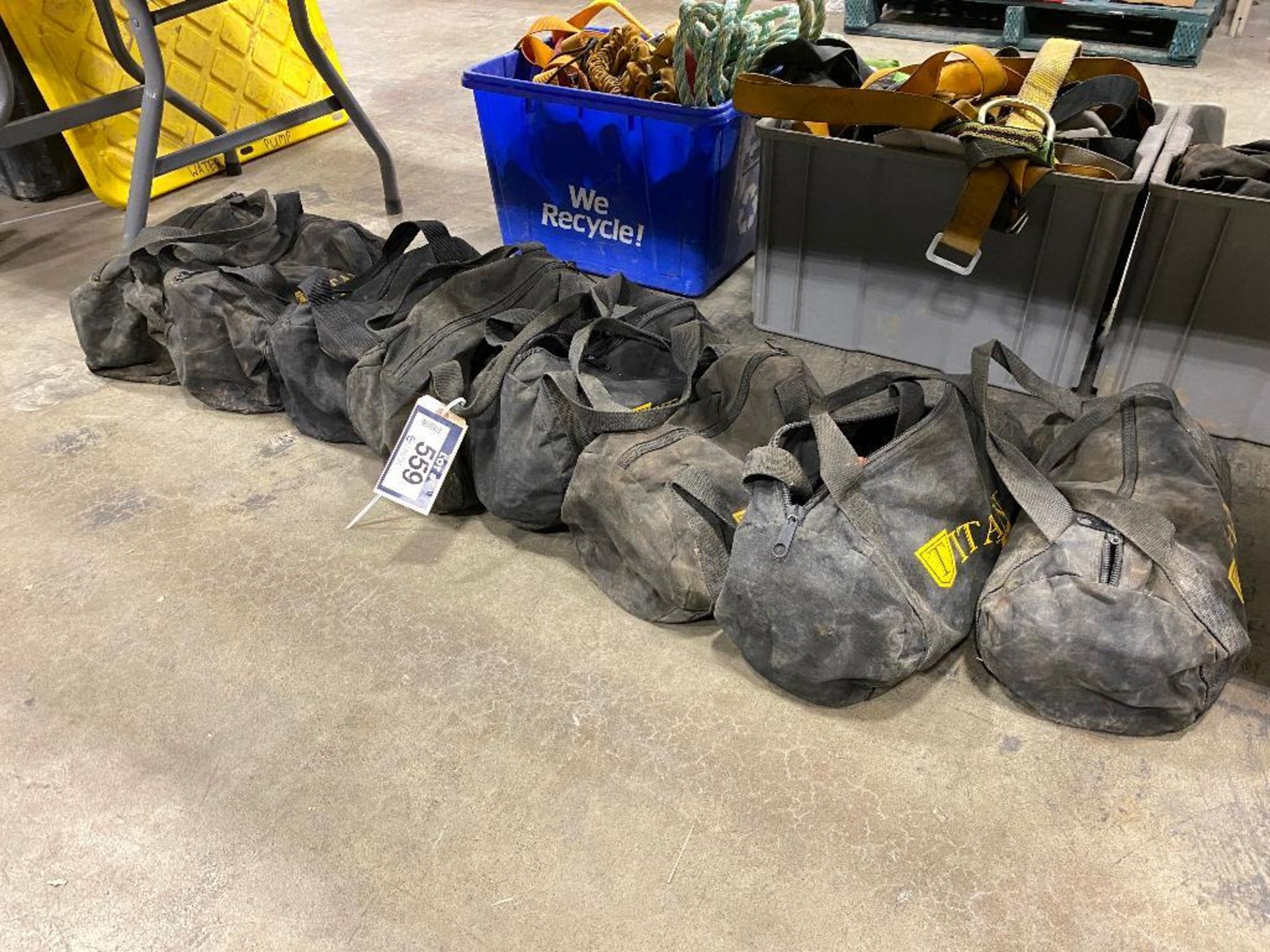 Lot of (8) Bags of Asst. Harnesses etc.