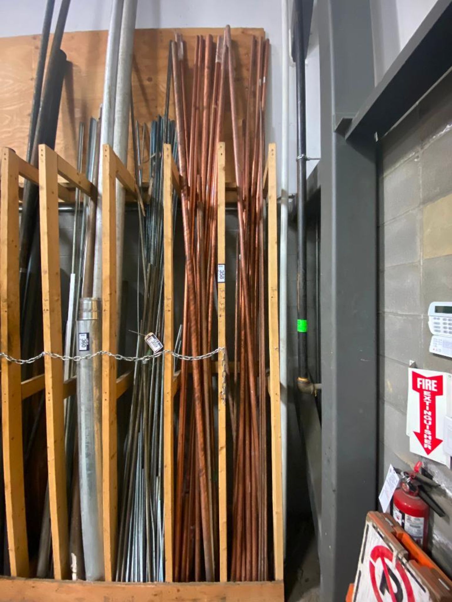 Lot of Asst. Copper Piping, Copper Rods, etc.