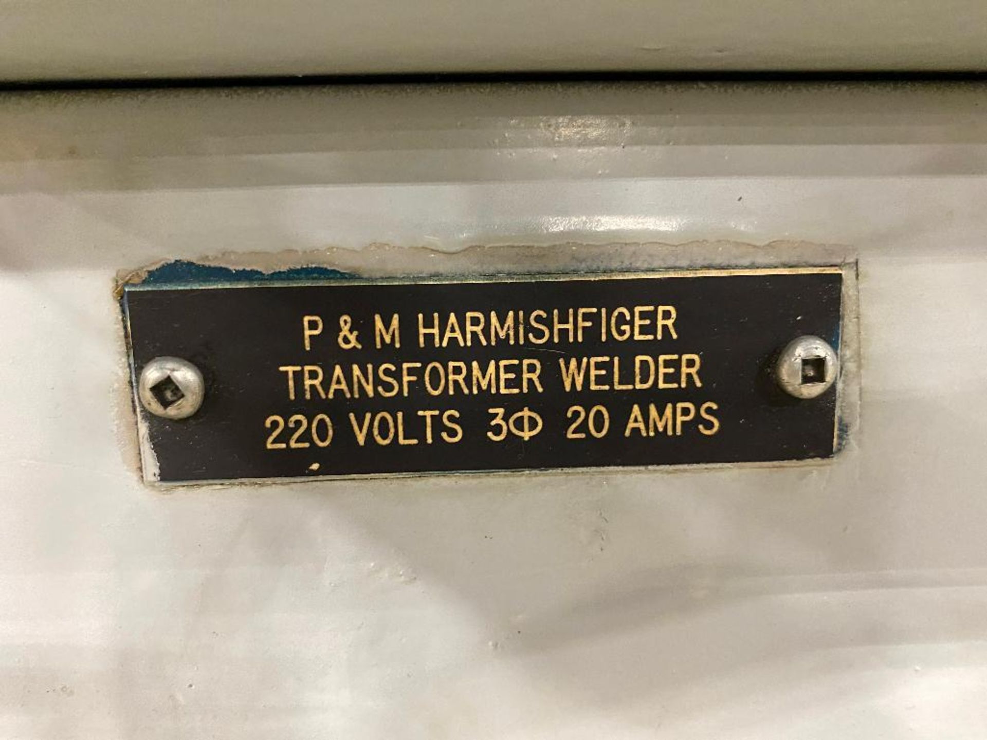 P&M Harmishfiger Transformer Welder w/ Millermatic 10E Wire Feeder - Image 7 of 8