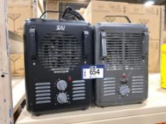 Lot of (2) Asst. Heaters