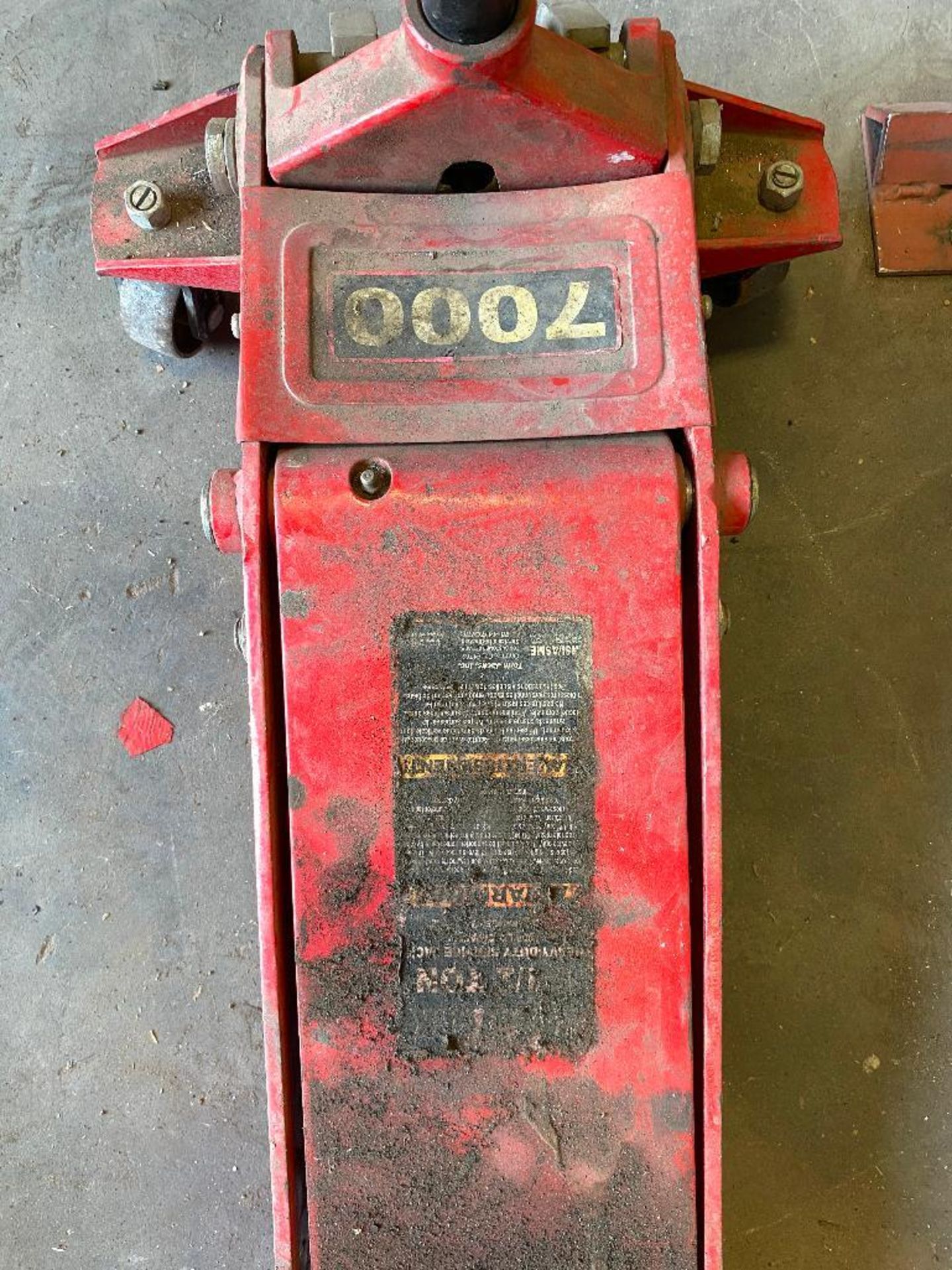 3-1/2 Ton Floor Jack - Image 2 of 3