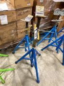 Lot of (2) V-Head Pipe Stands