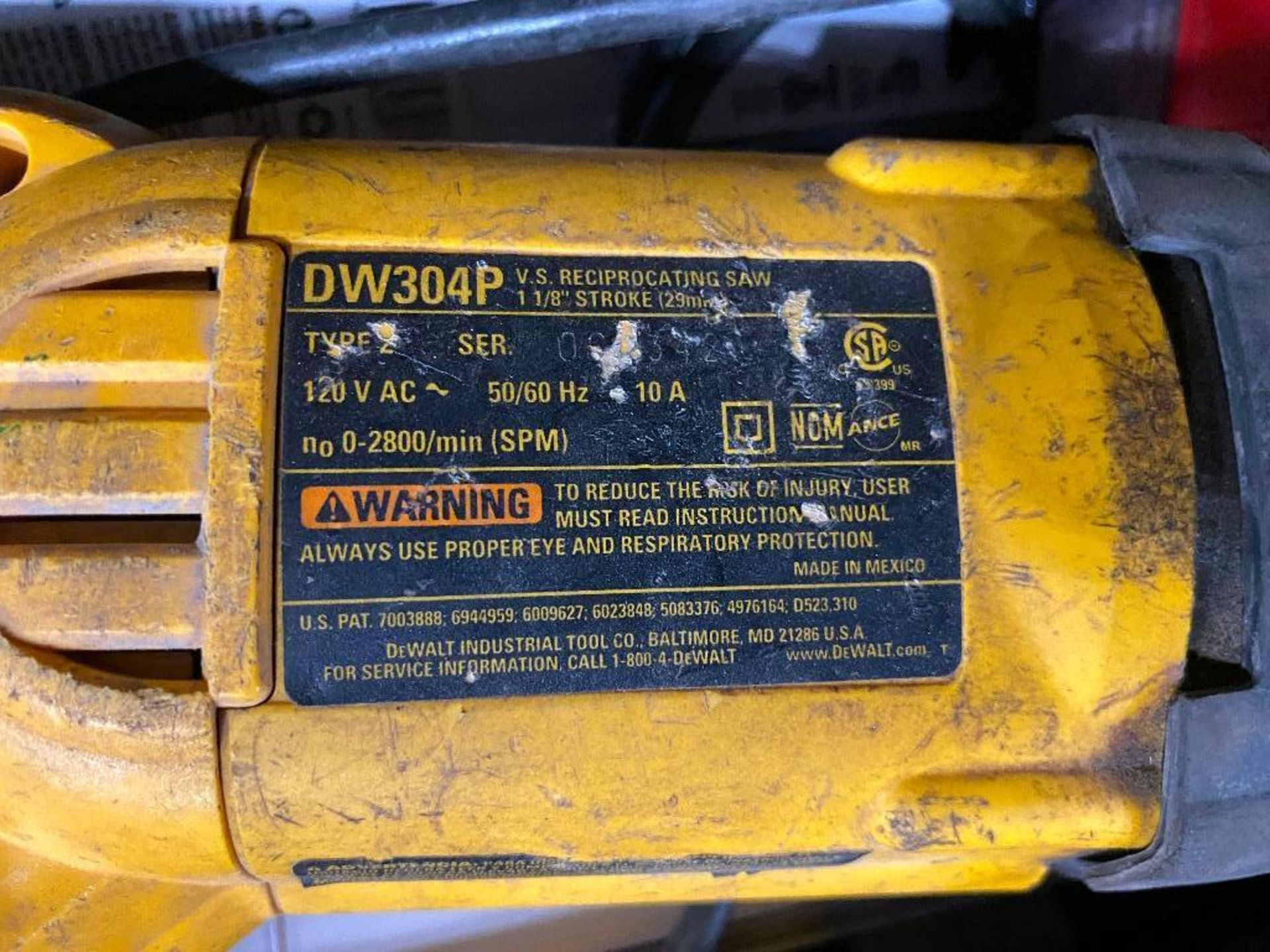 Dewalt DW304P Reciprocating Saw - Image 3 of 3