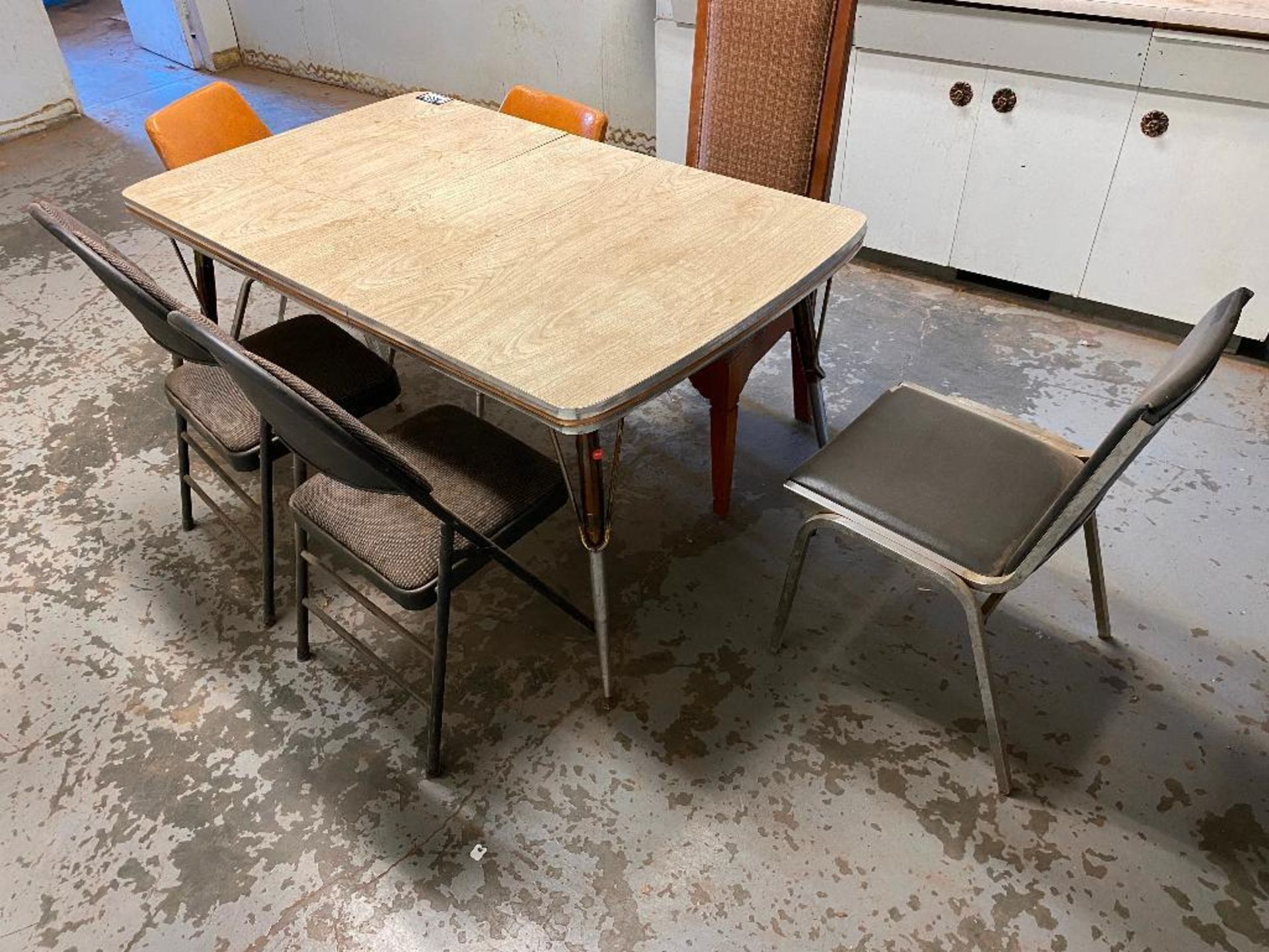 Lunchroom Table w/ (6) Asst. Chairs - Image 2 of 2