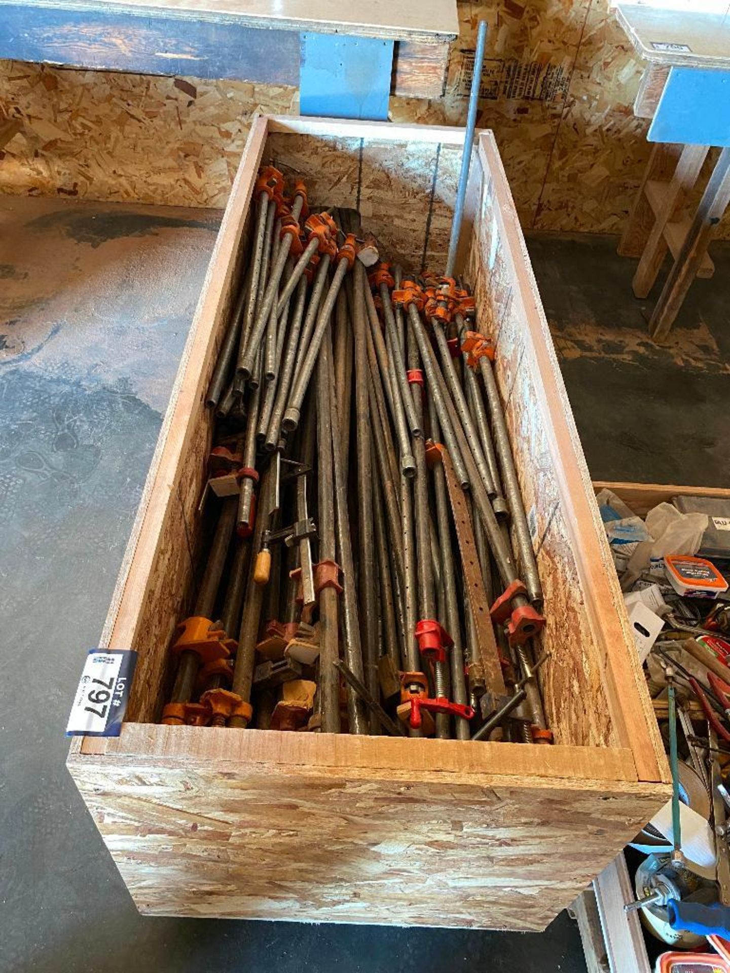 Crate of Asst. Pipe Clamps