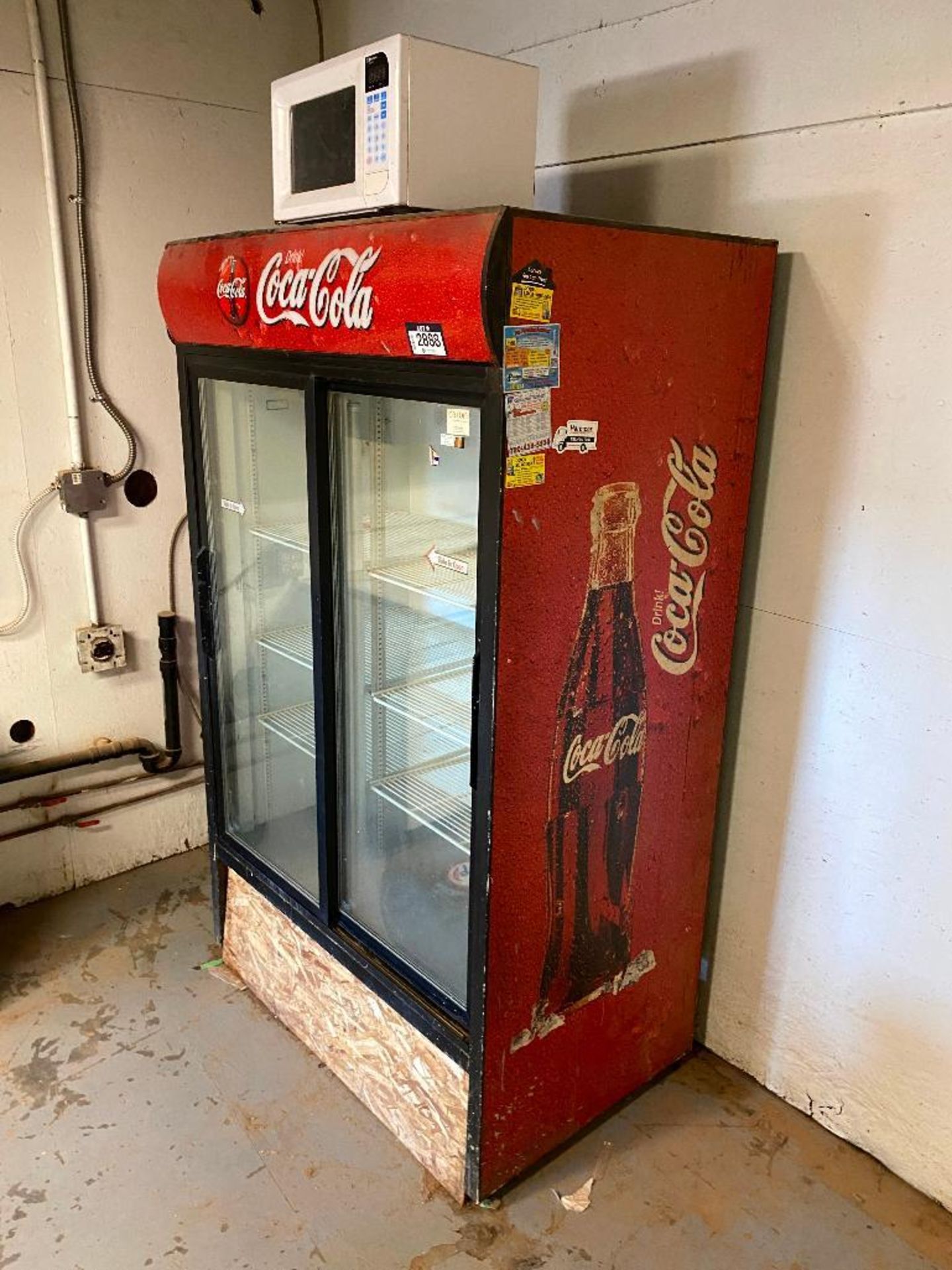 Coca-Cola Sliding Door Refrigerator