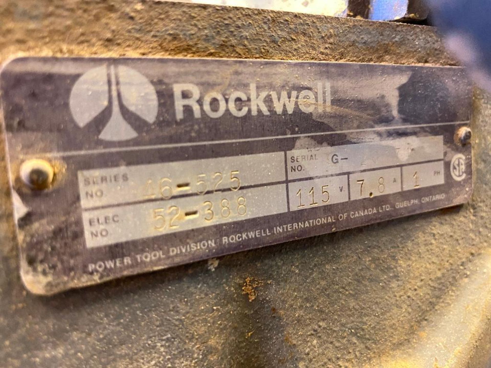 Rockwell 46-525 Wood Lathe w. Assorted Accessories - Image 4 of 6