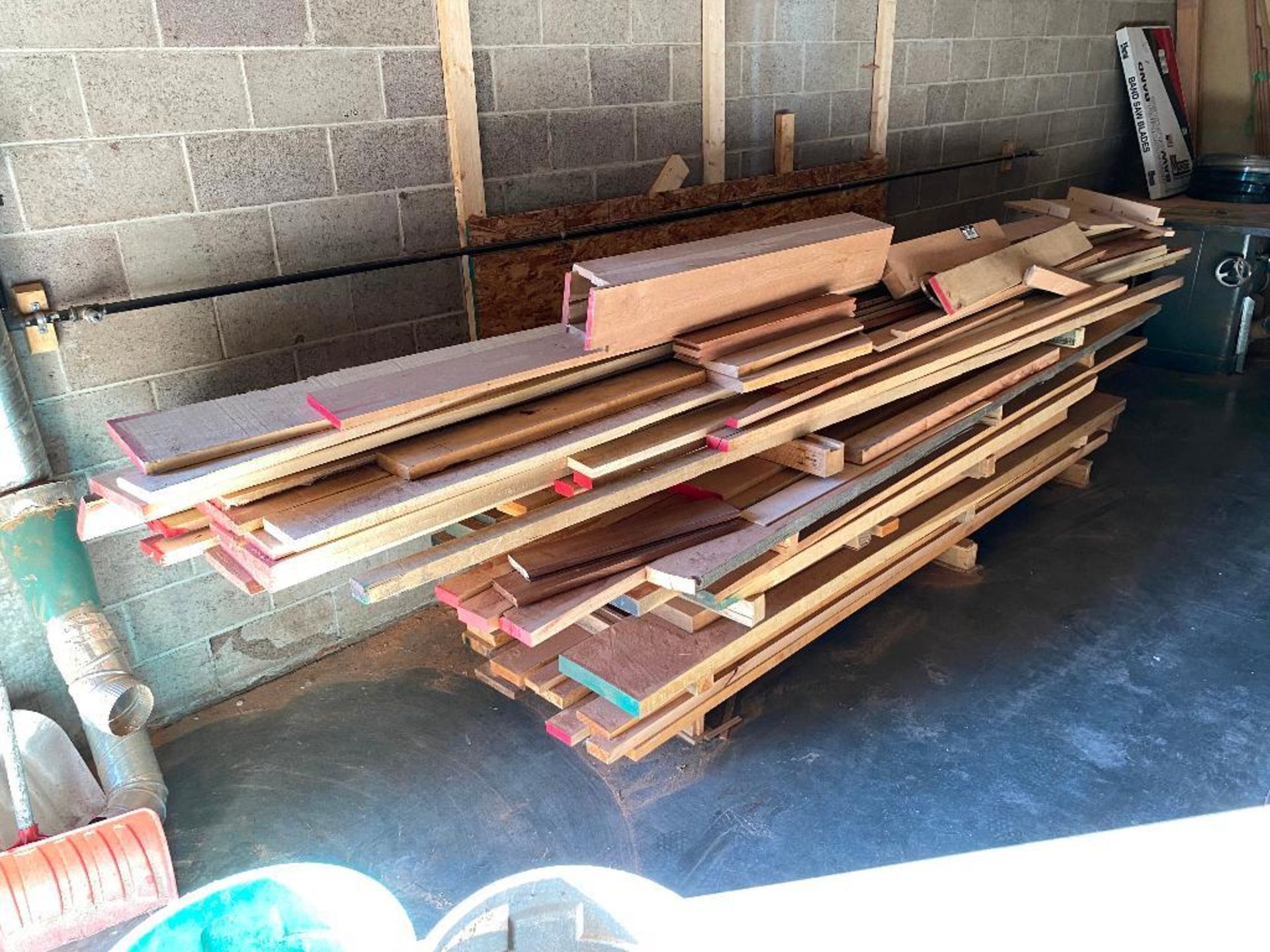 Lot of Assorted Hardwood and Lumber