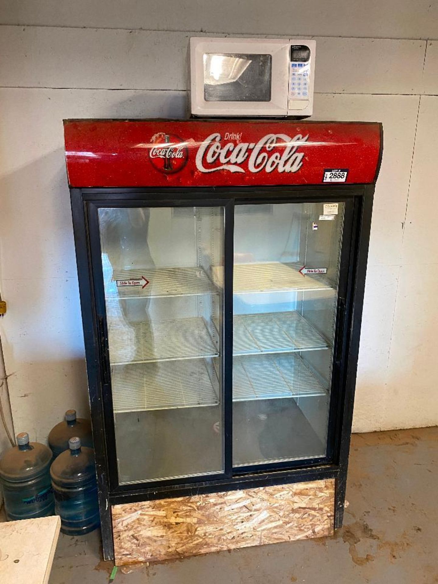 Coca-Cola Sliding Door Refrigerator - Image 2 of 5