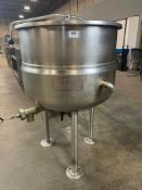 BARDEAU MODEL F-30L STAINLESS STEEL STEAM JACKETED KETTLE