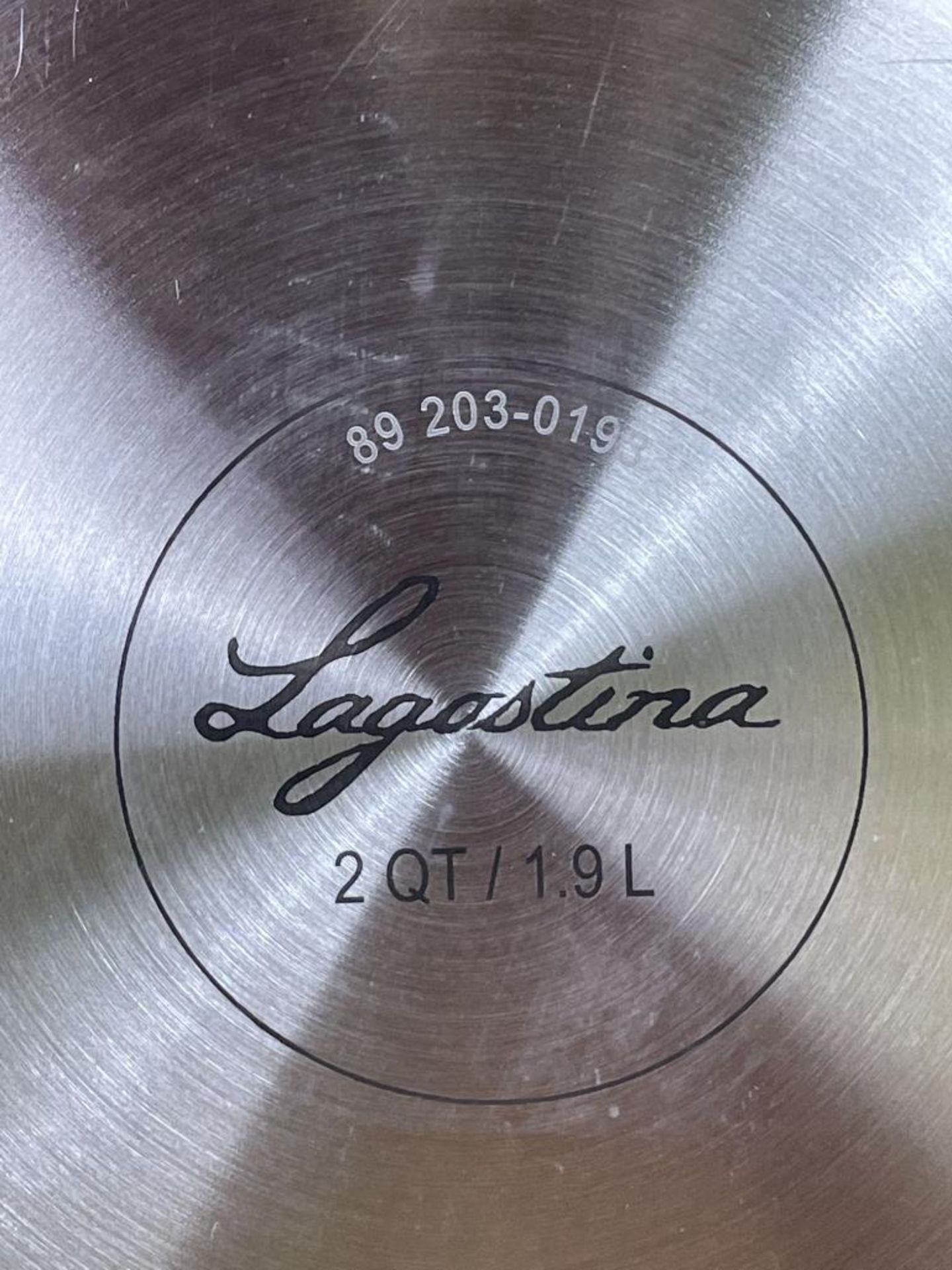 LAGOSTINA 3-PLY STAINLESS STEEL CLAD 1.9L SAUCEPAN WITH COVER - Image 5 of 5