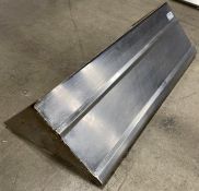 STAINLESS STEEL WALL SHELF - 32.5" X 12"