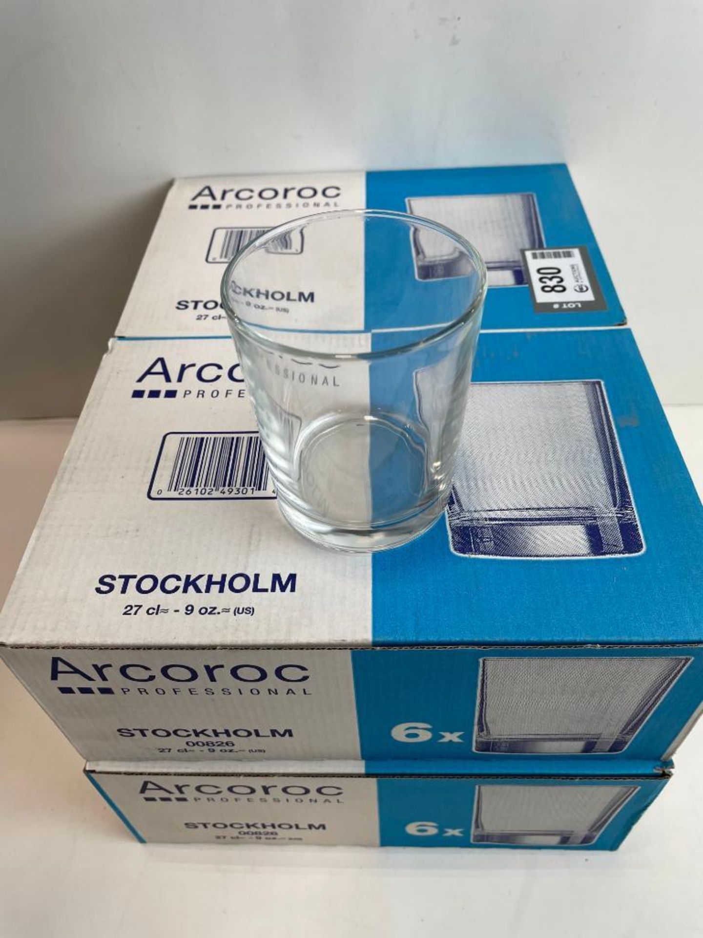 4 BOXES OF 9.5OZ/270ML STOCKHOLM OLD FASHIONED GLASSES - 6 PER BOX, ARCOROC 00826 - NEW - Image 3 of 3