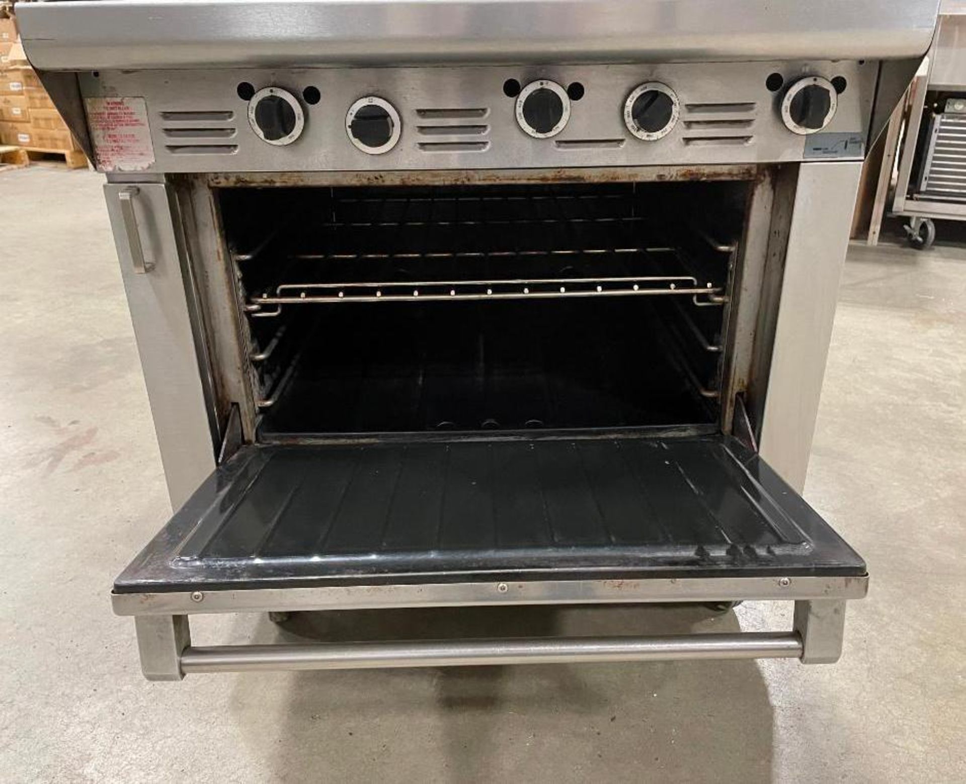 GARLAND M48R MASTER SERIES NATURAL GAS 34" GRIDDLE WITH STANDARD OVEN - Image 7 of 10