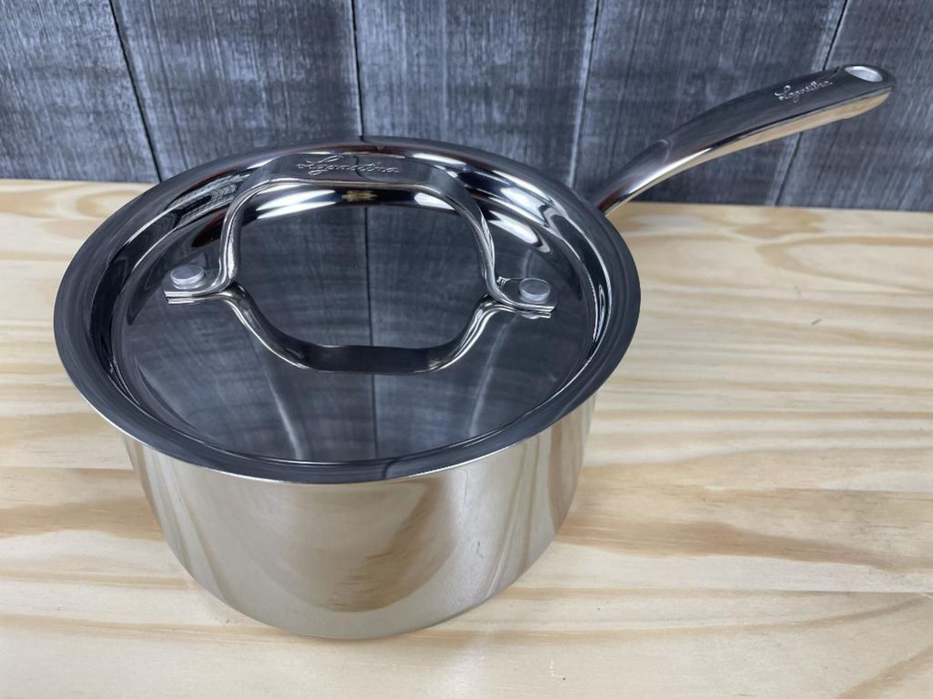 LAGOSTINA 3-PLY STAINLESS STEEL CLAD 1.9L SAUCEPAN WITH COVER