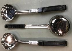 6 OZ PERFORATED PORTION CONTROL SCOOP - LOT OF 3 - JOHNSON ROSE 32561 - NEW