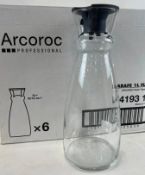 ARCOROC L4193 FLUID CARAFES 33.75 OZ. FLUID CARAFE WITH STOPPER - CASE OF 6