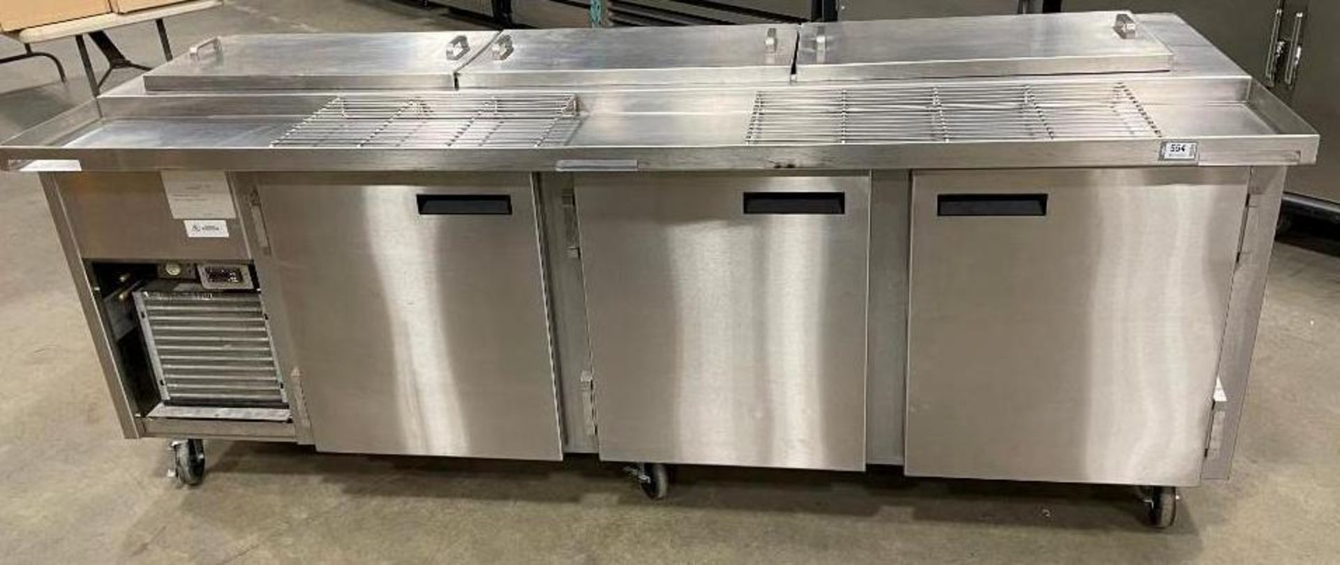 WASSERSTROM D562-01-18D 95" PIZZA PREP TABLE - Image 3 of 14