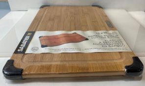 SABATIER 18" X 12" BAMBOO CUTTING BOARD