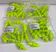 4 DOZEN MINT GREEN FREE FLOW POURERS - LOT OF 48 - NEW