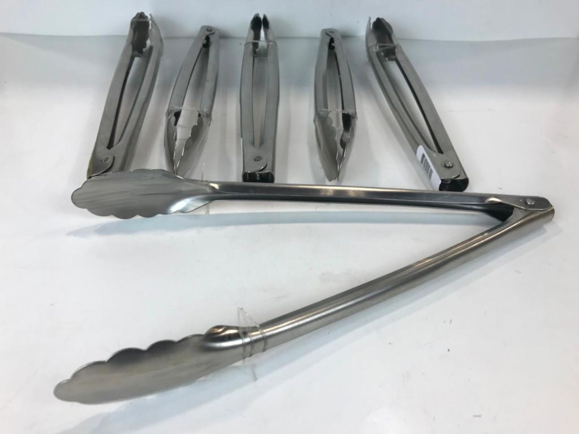 12" STAINLESS EXTRA HEAVY DUTY TONGS - LOT OF 6 - NEW - Image 2 of 2