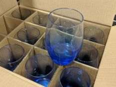 12OZ/350ML MALEA BLUE HIGH BALL TUMBLERS, ARCOROC L8082 - CASE OF 24