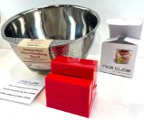 RICE WASHING BOWL & RICE CUBE