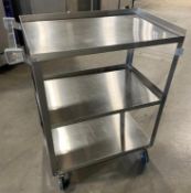 LAKESIDE 311 STAINLESS STEEL UTILITY CART 27" X 16" X 32" 300 LB CAPACITY