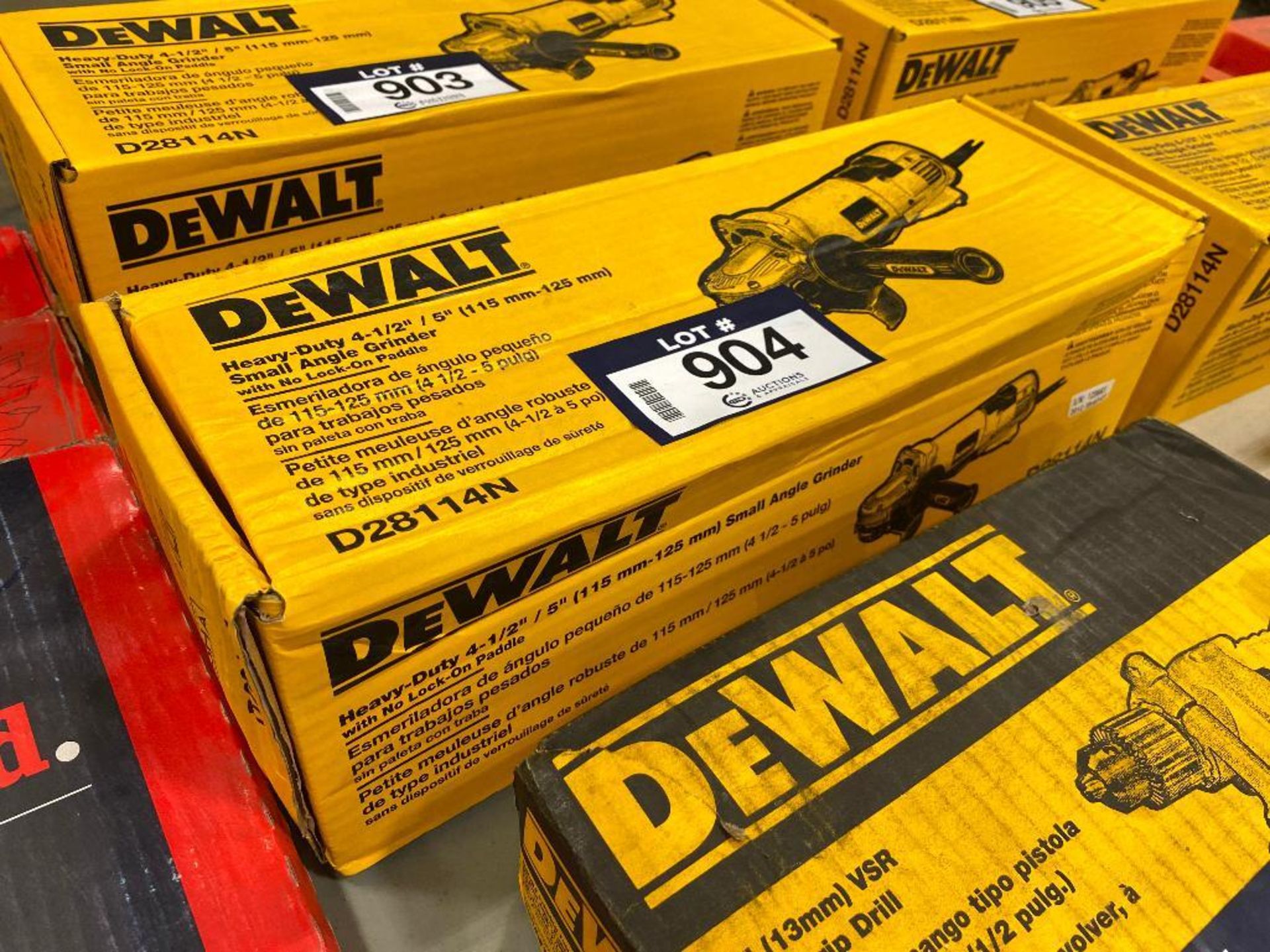 Dewalt Heavy-Duty 4-1/2" /5" Small Angle Grinder with No Lock-On Paddle