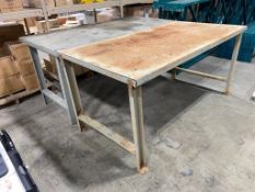 Lot of (2) Metal Work Benches