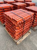 Pallet of Approx. (160) Pallet Racking Safety Bars