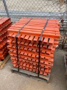 Pallet of Approx. (160) Pallet Racking Safety Bars