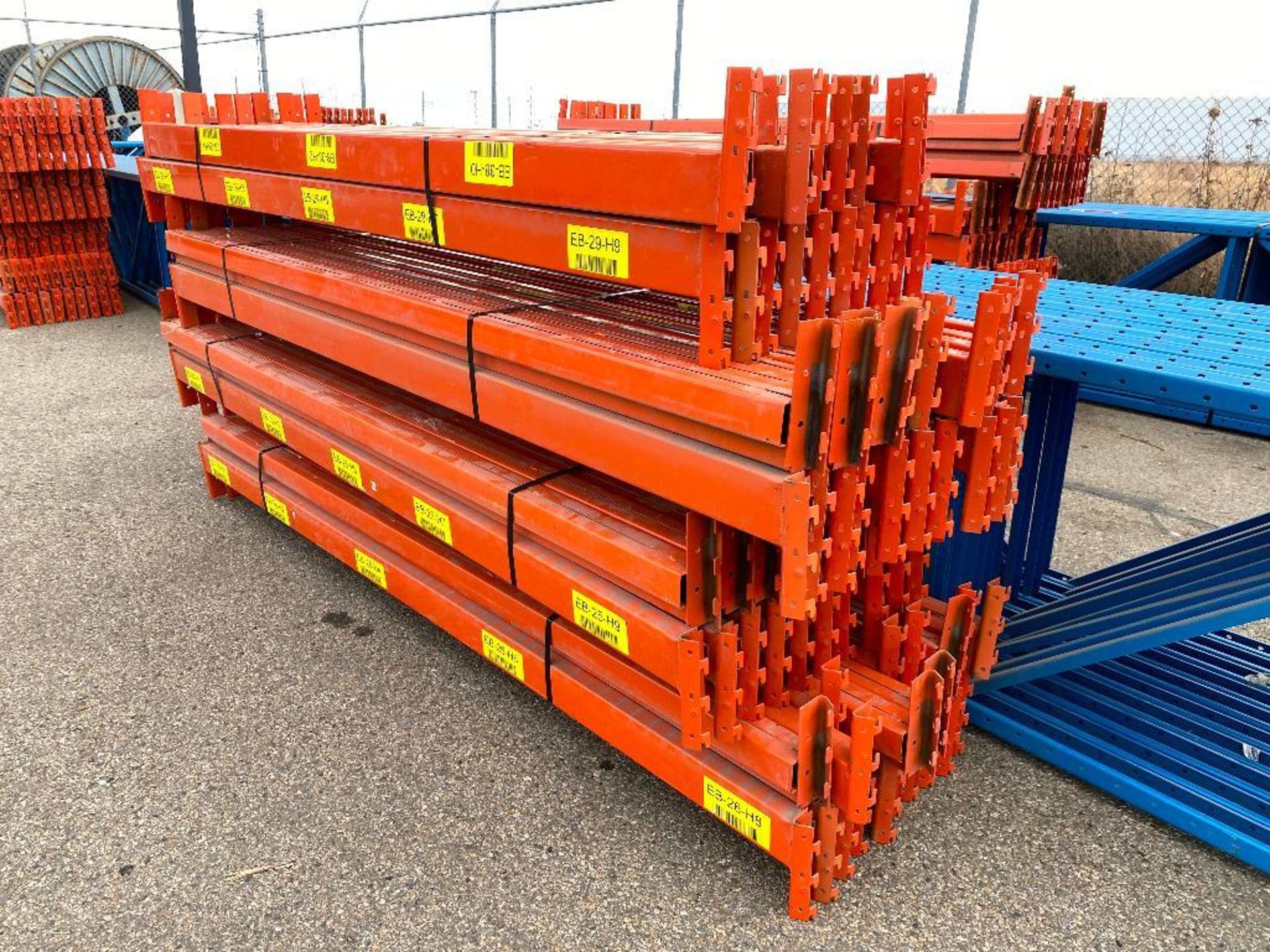 Lot of Asst. Sections of Pallet Racking including (10) 22' X 36" Uprights and (80) 9' Beams - Image 6 of 6