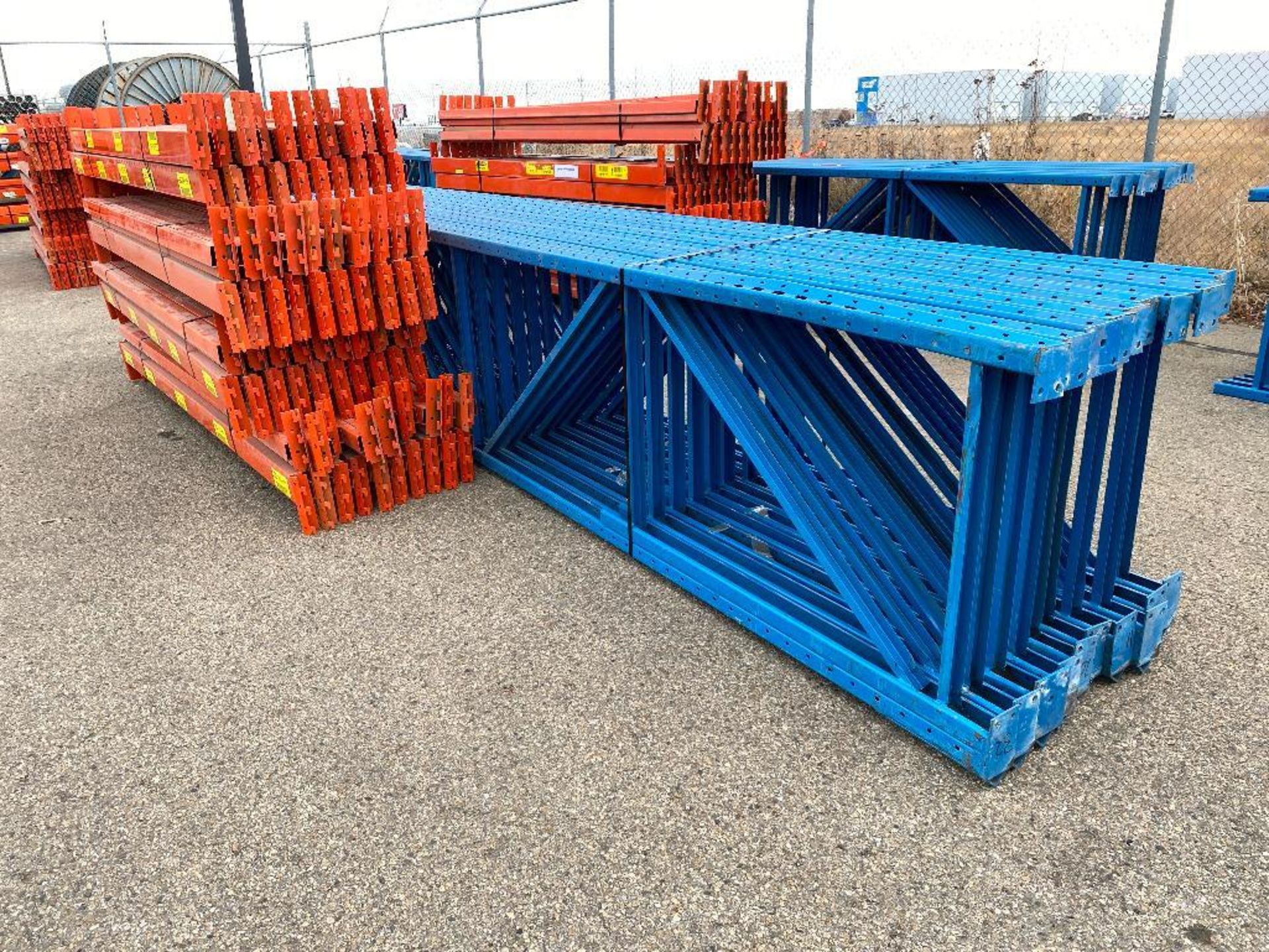 Lot of Asst. Sections of Pallet Racking including (10) 22' X 36" Uprights and (80) 9' Beams - Image 2 of 6