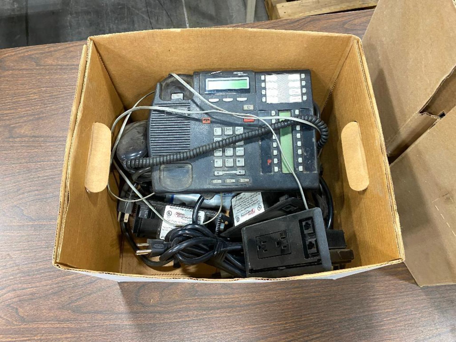 Lot of Desk, Office Phone, Communications Wire, etc. - Image 2 of 3