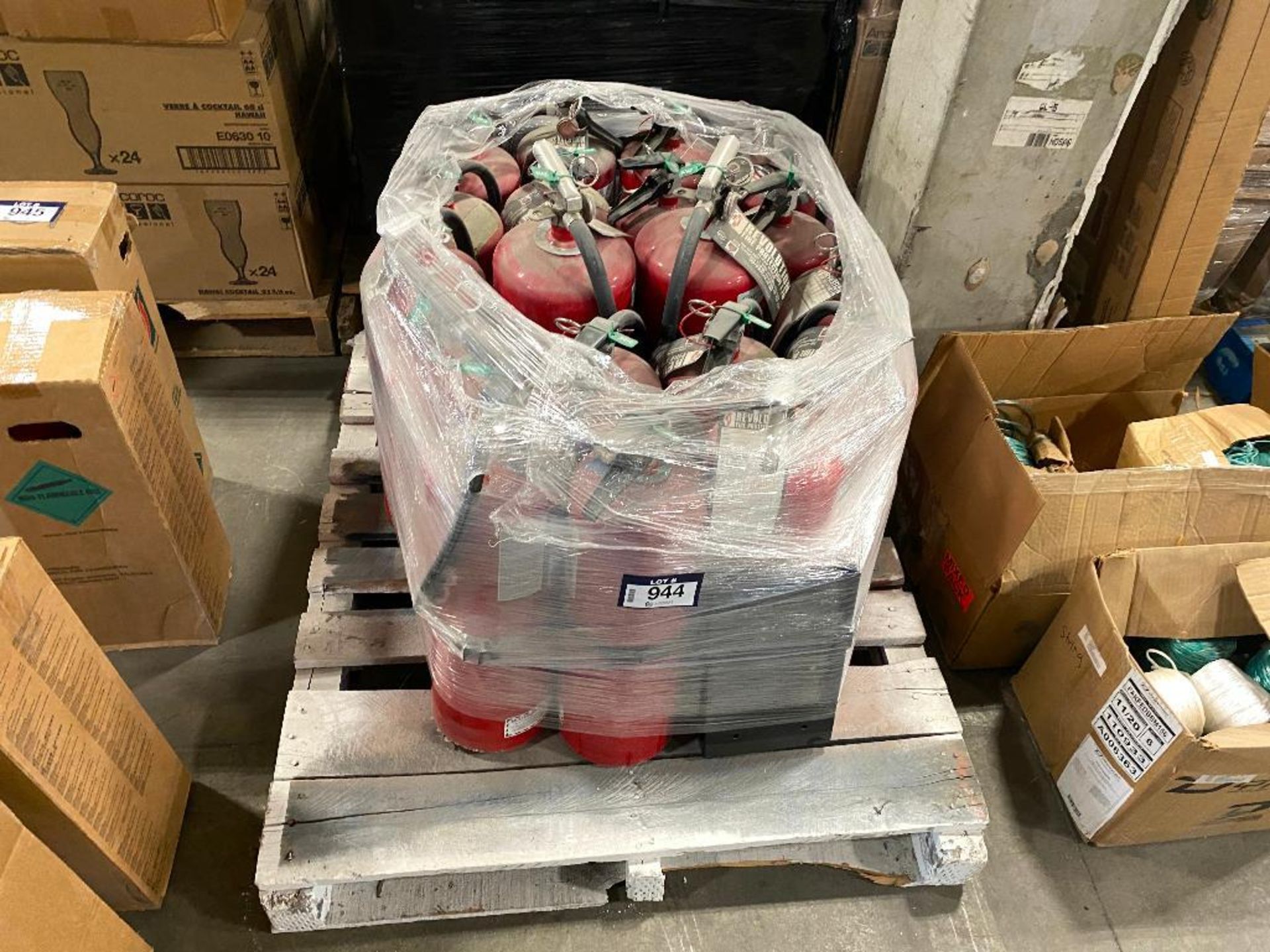 Pallet of Approx. (18) Asst. Fire Extinguishers