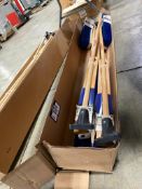 Lot of (4) Garant Push Brooms