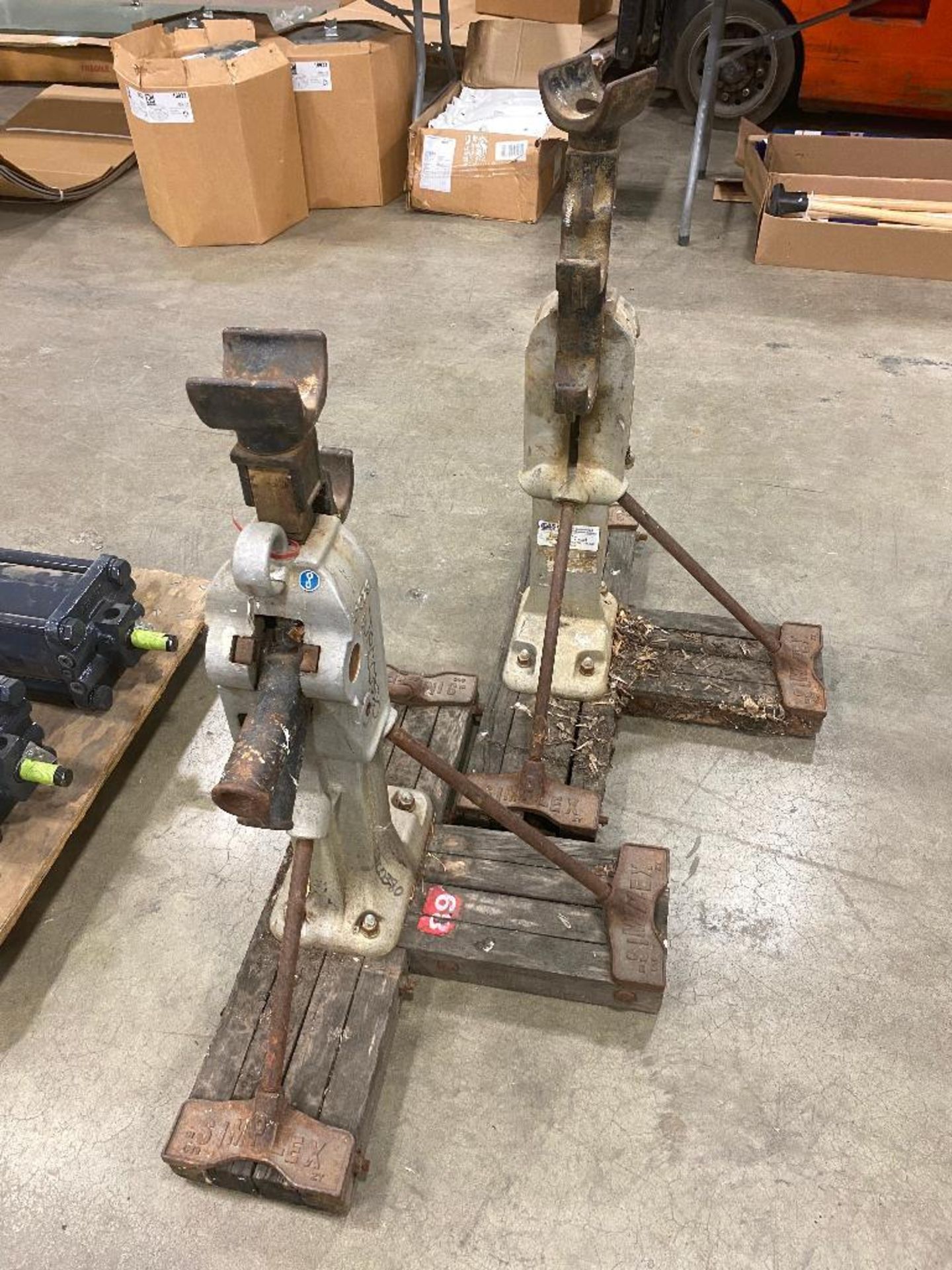 Lot of (2) Simplex CRA1029 10-TON Reel Jack - Image 3 of 4