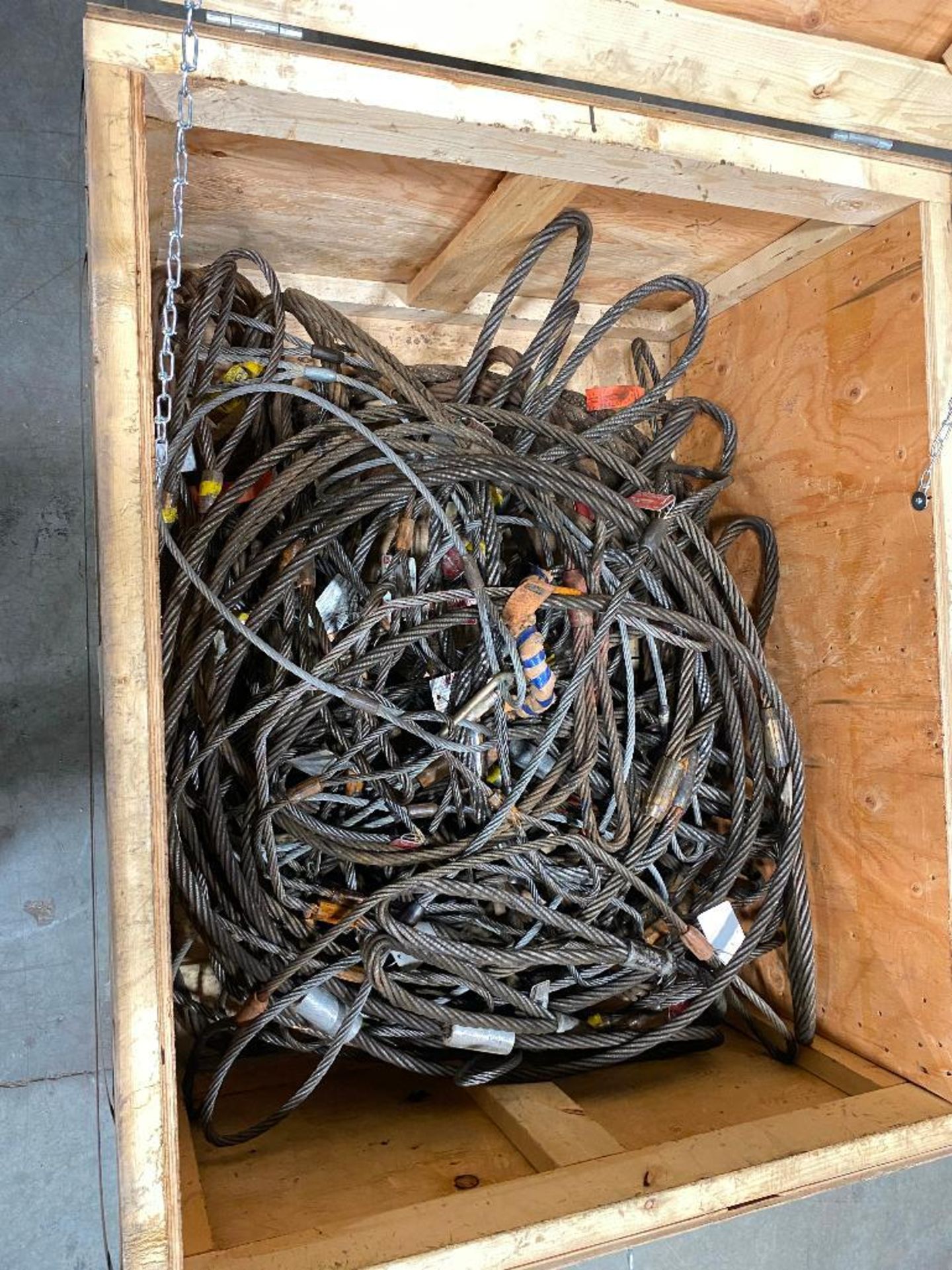 Crate of Asst. Wire Rope Slings - Image 4 of 4