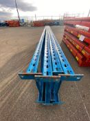 Lot of (4) 22' Pallet Racking Uprights