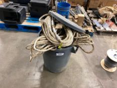 Lot of Waste Can w/ Asst. Rope