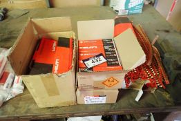 Lot of Hilti 5/16" Fasteners, Hilti DX Cartridge 6.8/18 M10 Fasteners and 6.8/18 M40 Fasteners.