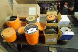 Lot of Walter 6" Grinding Discs, Walter Enduroflex Sanding Discs, etc.