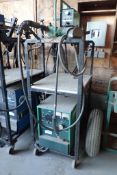 L-Tec VI-300 Mig Welder w/ L-Tec Mig 35 Wire Feeder and Cart.