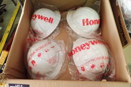 Lot of 14 Honeywell Safety Helmets- NEW, UNUSED.