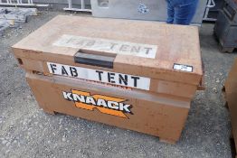 Knaack Job Box w/ Fab Tent Assembly.