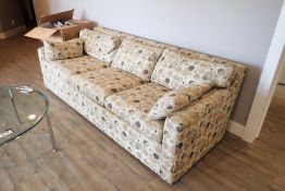 Upholstered 3-Seat Sofa.